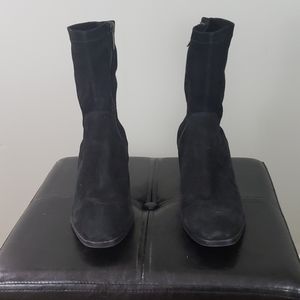 Aquatalia tia black suede boots